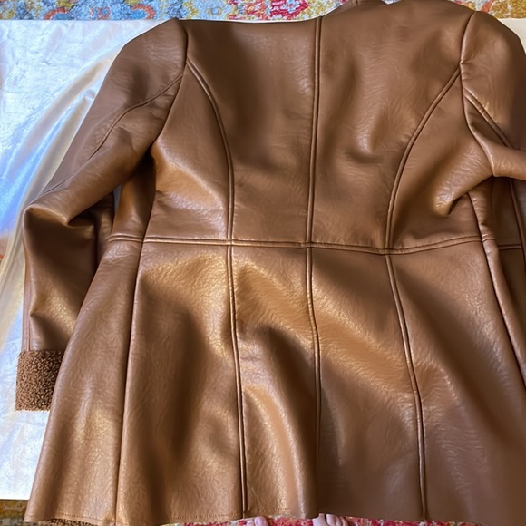 Beautiful Chocolate Brown Fall Jacket with Fur Hood!! - Picture 8 of 9